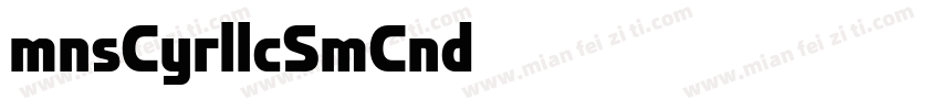 OmnesCyrillic SemiCond字体转换